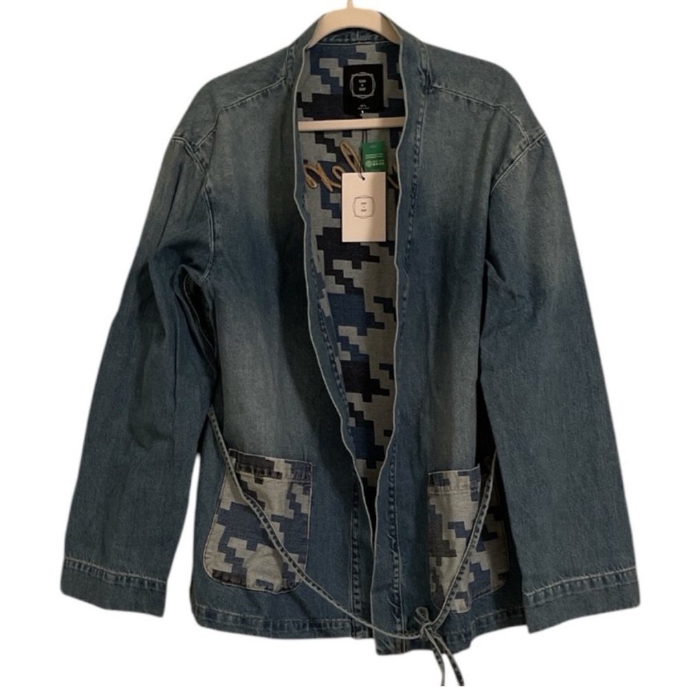 Dap Gap Denim Open-Front Harlem Jacket View 3